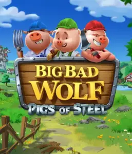 Dive into the thrilling twist of Big Bad Wolf: Pigs of Steel by Quickspin, showcasing innovative graphics with a sci-fi take on the timeless fairy tale. See the three little pigs and the big bad wolf in a new light, armed with neon lights, steel constructions, and futuristic gadgets. Perfect for those who love modern retellings of classic tales with engaging bonuses and the chance for big wins.